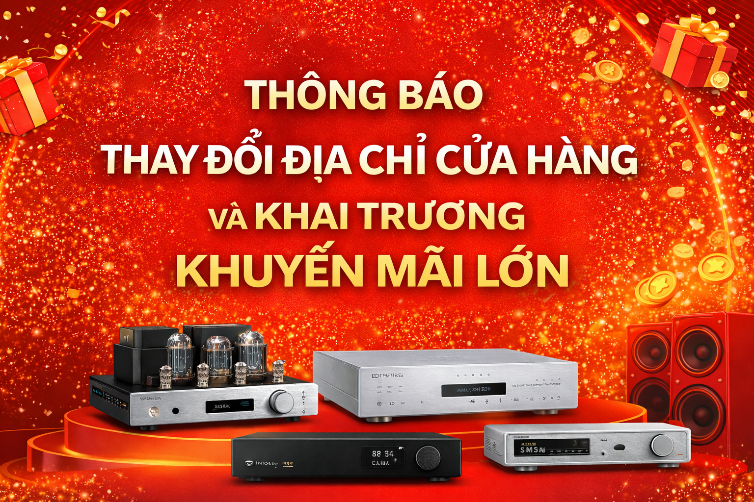Thông báo thay đổi địa chỉ cửa hàng và khai trương với nhiều ưu đãi hấp dẫn từ ngày 04–10/04